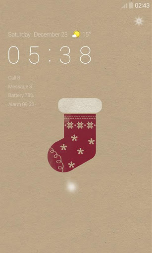 Simple XMas Dodol Locker Theme