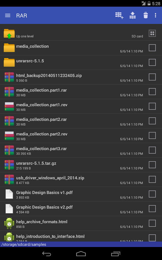 RAR for Android - screenshot