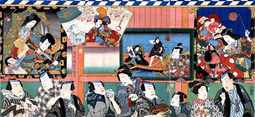 歌舞伎興行看板と役者 浮世絵ぎゃらりぃ