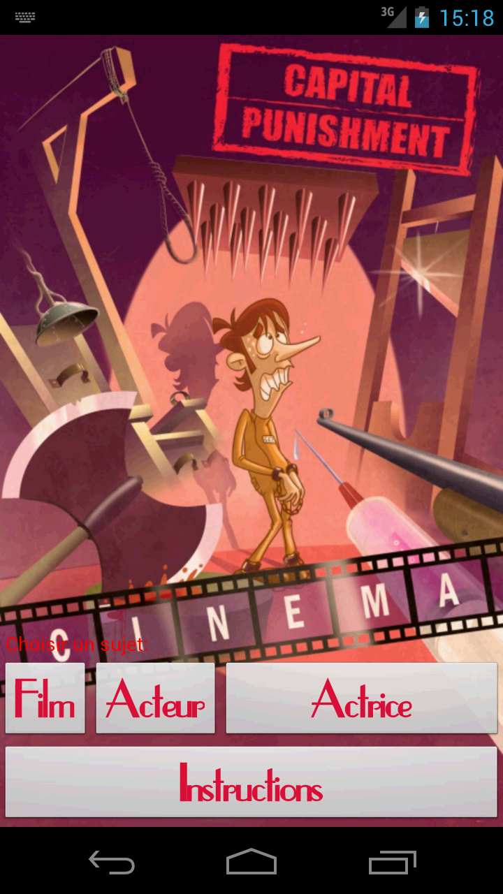 Android application Capital Punishment screenshort