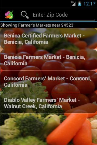 Farmers Market Finder