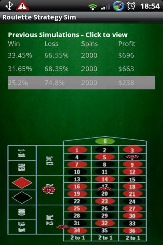 Win Roulette - Strategy Sim Screen 3