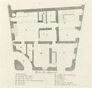 Plattegrond van de begane grond van het huis van Léon Berthous in Bayonne