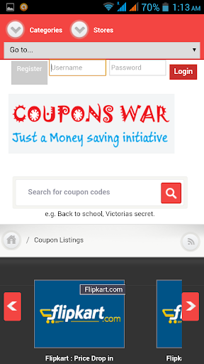 Coupons War - Offers Deals