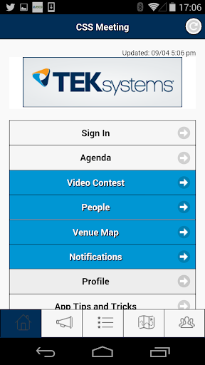 TEKsystems Meeting App