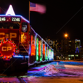Holiday Train - Edmonton Stop by E.g. Orren - Transportation Trains