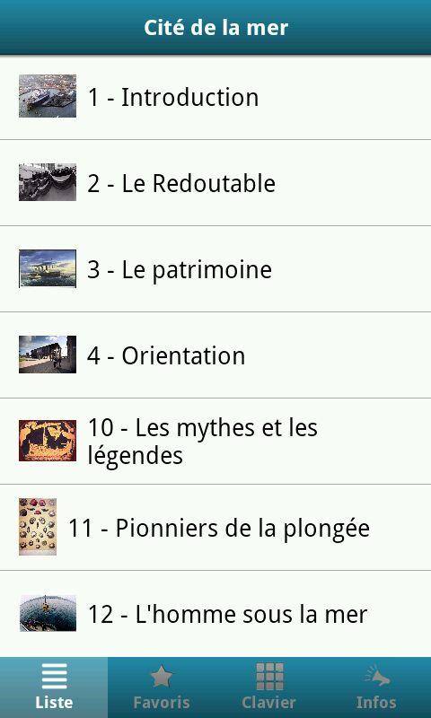 Expo Guide, Cité de la Mer Screen 1