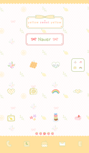 sweet yellow dodol theme