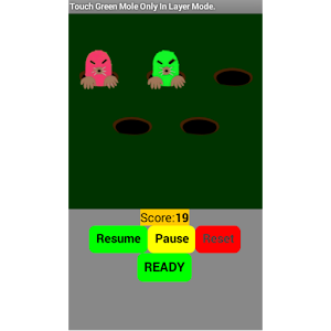 Touch Green Mole in Layer Mode.apk 1.0