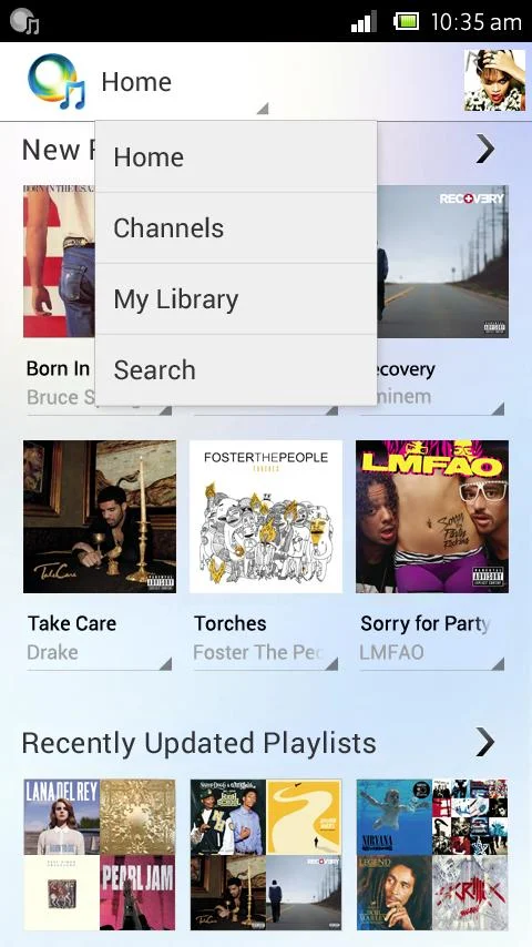 Music Unlimited Mobile App - screenshot