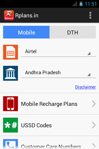 Recharge Plans Offers