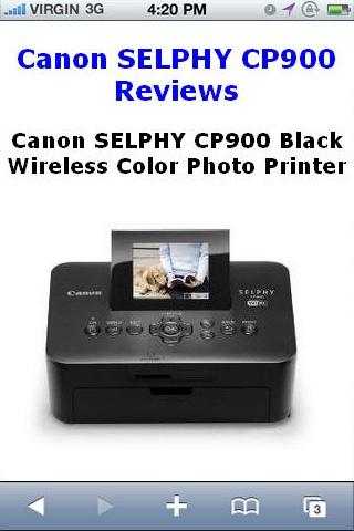 SELPHY CP900 Printer Reviews