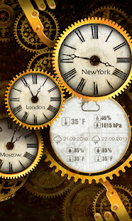 Gold Clock Live Wallpaper HD - screenshot thumbnail