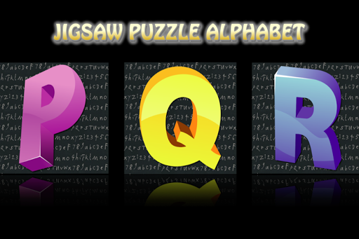 Jigsaw Puzzle Alphabet 3D
