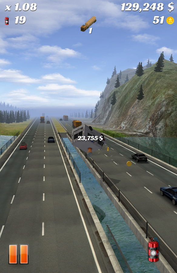 Screenshot Highway Crash Derby v1.6.2 MOD APK [Money]