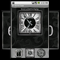 Silver Alarm Clock Widget logo