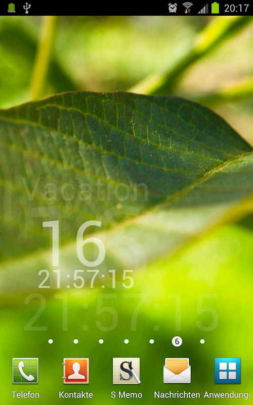 Android application Countdown Live Wallpaper screenshort