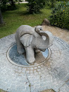 Wasserfontäne Elefant