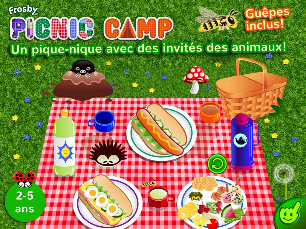 Android application Frosby Picnic Camp screenshort
