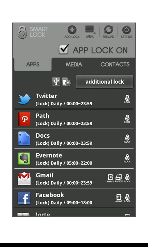 Smart Lock (App/Photo/Movie) - screenshot