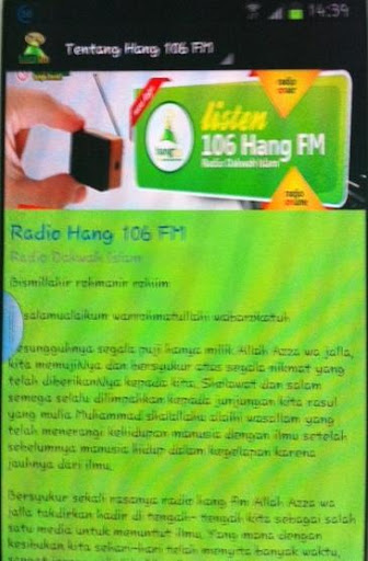 Radio Hang 106 FM Batam