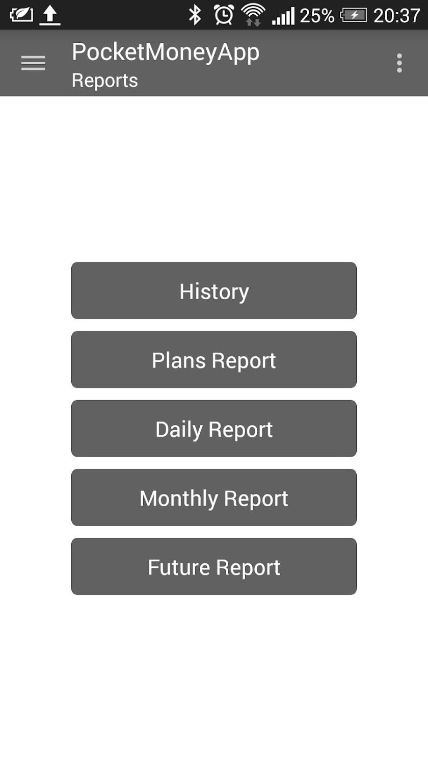 Pocket Money App Screen 2