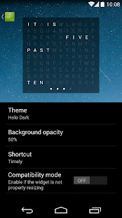 Holo Text Clock v2.1 APK