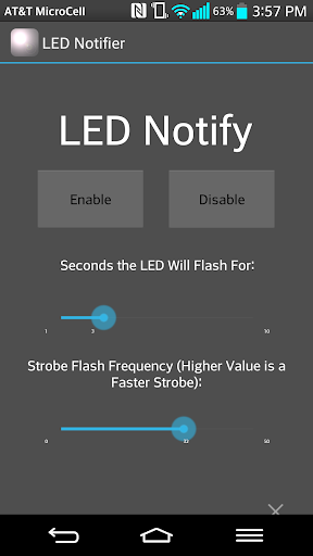 LED Notifications Flash Alerts