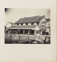 Voorzijde Chinees huis in Semarang