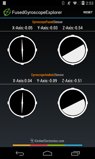 Fused Gyroscope Explorer