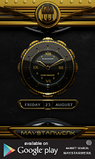 dragon digital clock gold - náhled