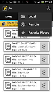 A+ VCE Exams Player - screenshot thumbnail