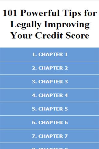 Improving Credit Score Tips