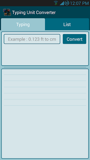 Typing Unit Converter