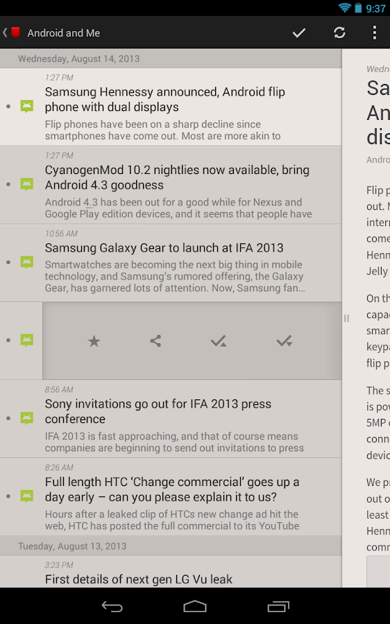 Press (RSS Reader) - screenshot