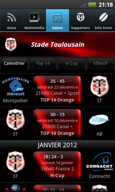 Officiel - Stade Toulousain Screen 3