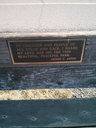 George C. Anton Memorial Bench