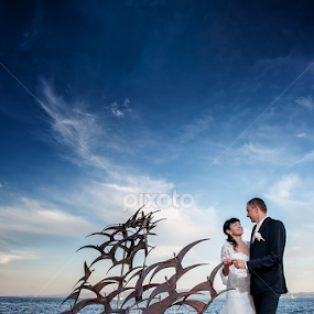 by Zeljko Marcina - Wedding Bride & Groom