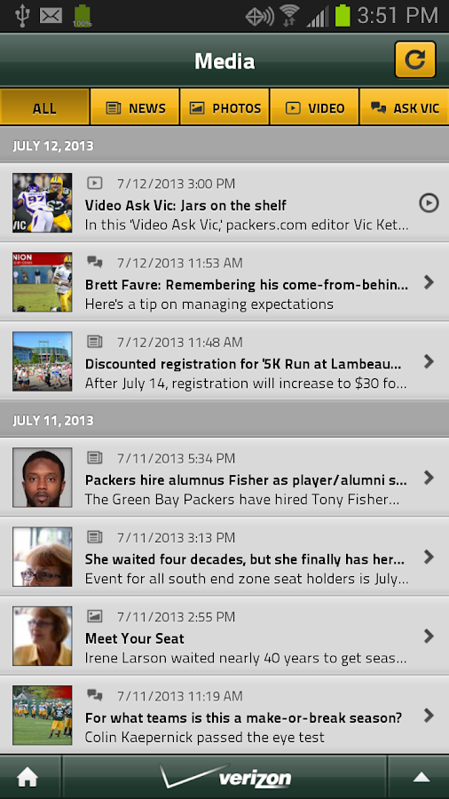 Official Green Bay Packers Android Apps on Google Play
