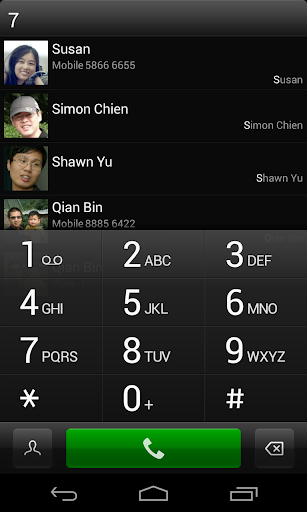 exDialer Dark Theme