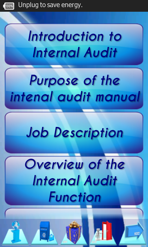 Android application Internal Audit Process Manual screenshort
