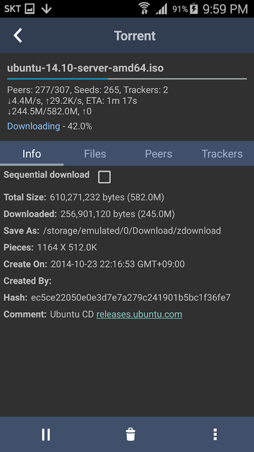    zetaTorrent Pro - Torrent App- screenshot  