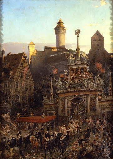 Der Einzug Des Kaisers Matthias In Nurnberg Im Jahr 1612 Johann Paul Ritter Google Arts Culture