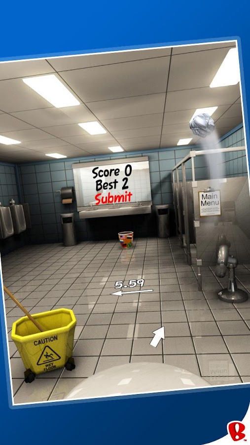 Paper Toss - screenshot