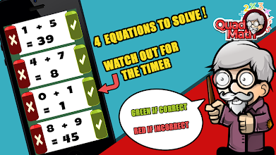 Quad Math:Brain Skill Workout APK Download for Android