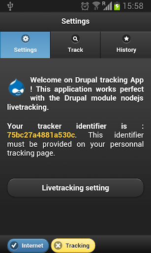 Drupal livetracking