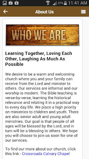 【免費生活App】Crossroads Calvary Chapel-APP點子