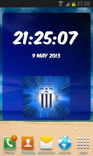 Digital Clock Alianza Lima