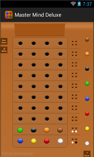 【免費棋類遊戲App】MasterMind Deluxe-APP點子