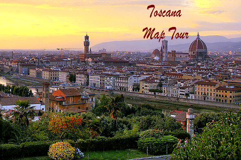 Toscana Map Tour